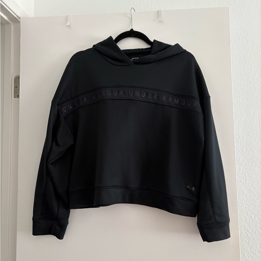 Under Armour Women's Cropped Black Hoodie